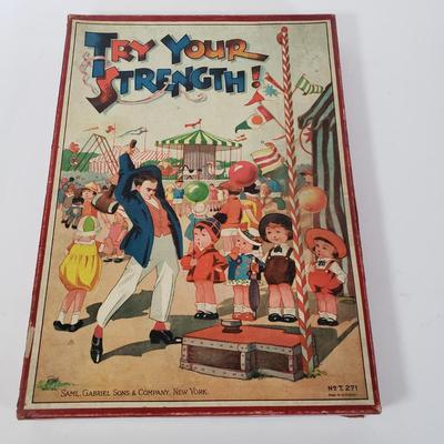 LOT 94L: Try Your Strength German Game & The Standard Radio Bingo Game