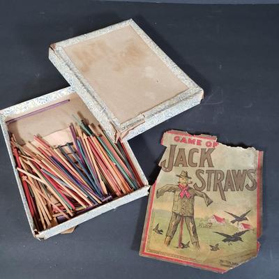 LOT 96L: Pa-John Chinese Angling Game with Milton Bradley Jack Straws & Royal Jack Straws