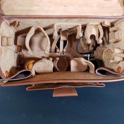 LOT 98P: Kitzler Omnica Case with Accessories for Leica Camera