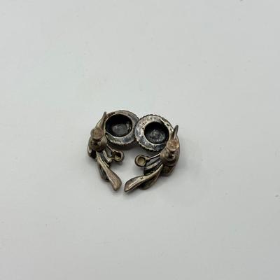 LOT 104J: Vintage Sterling Silver Screwback Earrings (14.76gtw)