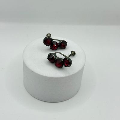 LOT 104J: Vintage Sterling Silver Screwback Earrings (14.76gtw)