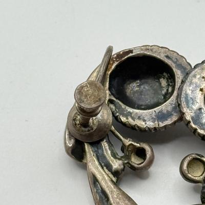 LOT 104J: Vintage Sterling Silver Screwback Earrings (14.76gtw)