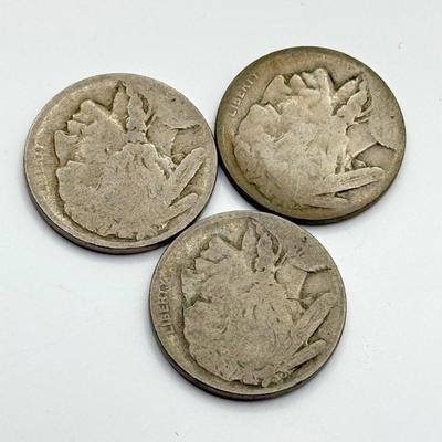 LOT 109J: US Coin Collection: 13 Steel Pennies (1943), 1949 Penny and 1965 Quarter w/ No Mint Marks, Buffalo Nickels (3), Mason Penny...