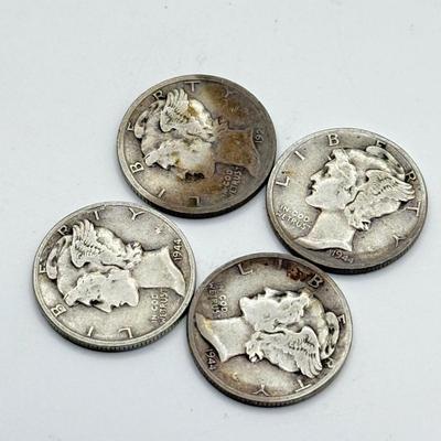 LOT 110J: 24 Mercury Head Dimes