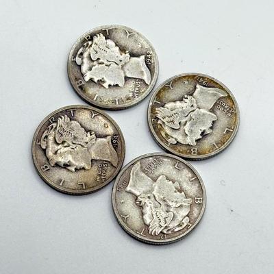 LOT 110J: 24 Mercury Head Dimes