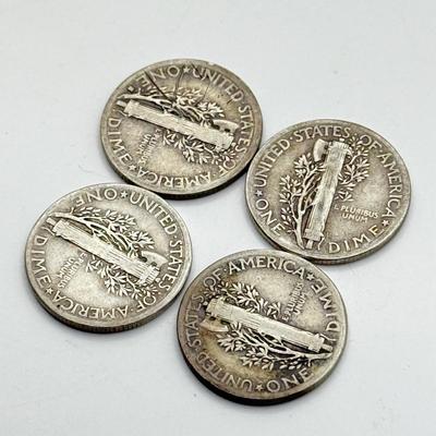 LOT 110J: 24 Mercury Head Dimes
