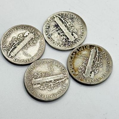 LOT 110J: 24 Mercury Head Dimes
