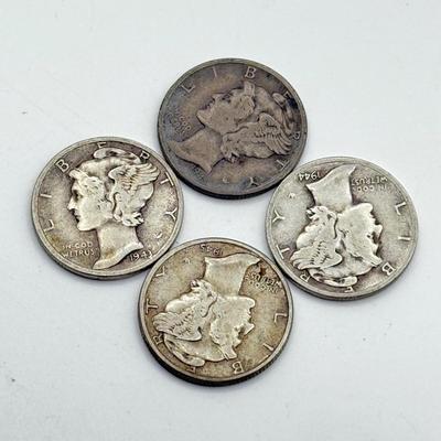 LOT 110J: 24 Mercury Head Dimes
