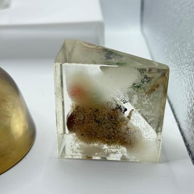 LOT 116K: Paperweight Collection: Playboy, Coins & More