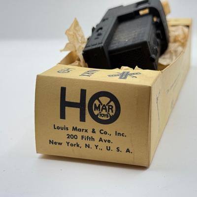 LOT 117K: Vintage HO Scale Train Cars w/ Boxes: Revell Union Pacific Cattle Car T-4021:298 in Box, Tyco Diesel Alco Century 430...
