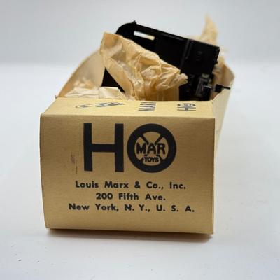 LOT 117K: Vintage HO Scale Train Cars w/ Boxes: Revell Union Pacific Cattle Car T-4021:298 in Box, Tyco Diesel Alco Century 430...