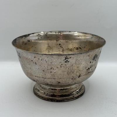 LOT 121K: Paul Revere Reproduction Cartier Sterling Silver 5" Bowl 1227A (180g)