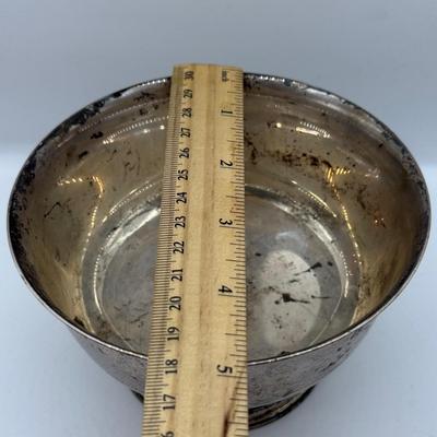 LOT 121K: Paul Revere Reproduction Cartier Sterling Silver 5" Bowl 1227A (180g)