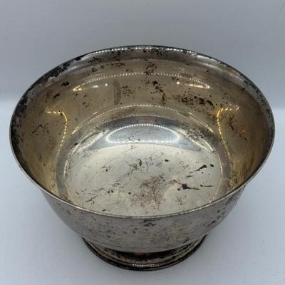 LOT 121K: Paul Revere Reproduction Cartier Sterling Silver 5" Bowl 1227A (180g)