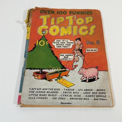 LOT 124L: 1936 Tip Top Comics No. 8, 1912 Philadelphia Historical Pageant Souvenir Book & The New Yorker 75th Anniversary Cartoon...