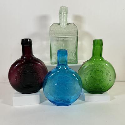 LOT 126L: Clevenger Brothers Bottles: Pitman Original Hobo Band, Gloucester County NJ Balloon Landing, Pitman Anniversary & E C Booz...