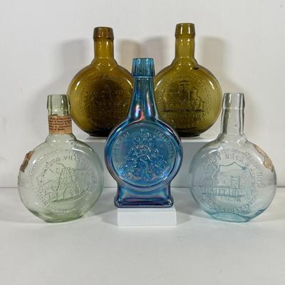 LOT 128L: Clevenger Brothers Glass Bottles: Cross Keys 18th Century Tavern, Historic Batsto Village New Jersey & Vietnam Memorial...