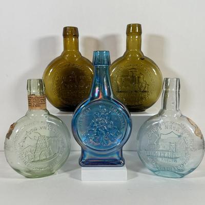 LOT 128L: Clevenger Brothers Glass Bottles: Cross Keys 18th Century Tavern, Historic Batsto Village New Jersey & Vietnam Memorial...