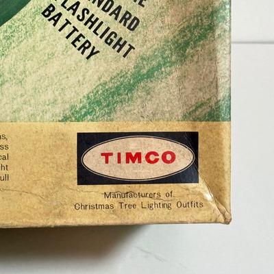 LOT 133L: Vintage Timco "Talking Santa" Style No. 800 Decor w/ Original Box