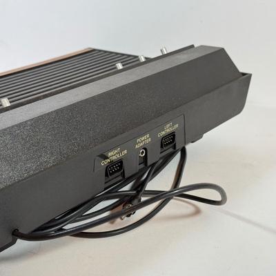 LOT 137L: Vintage 1980s Atari Video Computer System Model CX-2600 w/ Manual, 2 Joysticks, 2 Paddles, Power Cord & 4 Games w/...