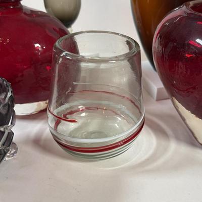 LOT 138L: Collection of Glass Vases & More