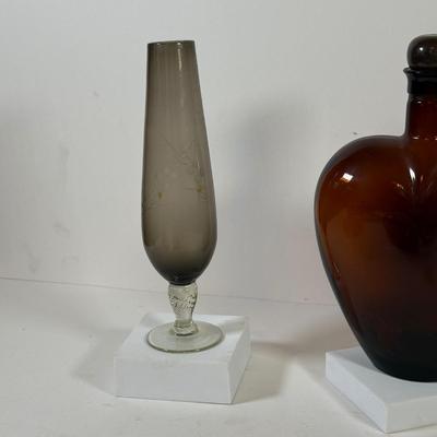 LOT 138L: Collection of Glass Vases & More