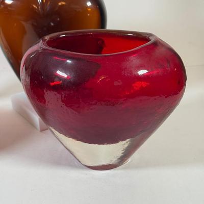 LOT 138L: Collection of Glass Vases & More