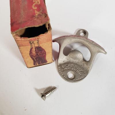LOT 146L: Vintage Campbell's Soup Prints & Mug with Coca Cola Bottle Opener