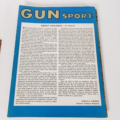 LOT 150L: Vintage Toy Guns & Accessories with 1960s Gun Sport Magazines