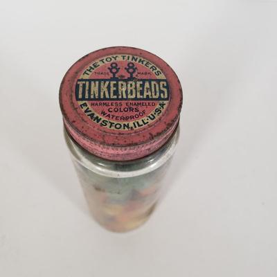LOT 151L: Wooden Toy Collection; Tinker Beads, Trains, Puzzle Block & More