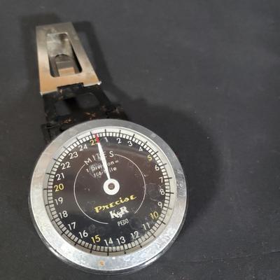 LOT 152P: Antique Metal Ships Wheel with Barometers and Weather Radio