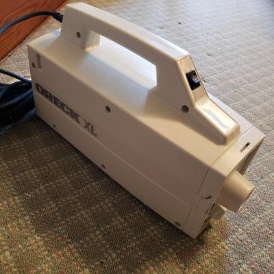 LOT 154A: Vintage Oreck XL Handheld Vacuum with Attachments