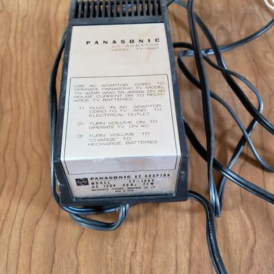 LOT 159P: Vintage Panasonic Solid State Portable TV/Radio with Original Packaging