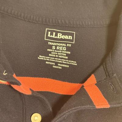 LOT 171X: Casual L. L. Bean Shirts: Yellow Collared Short Sleeve NIP, Blue Flannel, Blue Corduroy Button Up & Polo Shirts