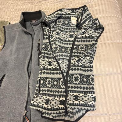 LOT 172X: L. L. Bean Fleece Vests, Fleece Lined Hoodie & More - Some NWT