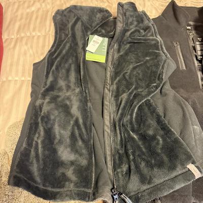 LOT 172X: L. L. Bean Fleece Vests, Fleece Lined Hoodie & More - Some NWT