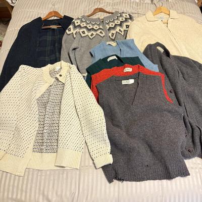 LOT 173X: L. L. Bean Sweater Vests, Zip Ups & Cardigans