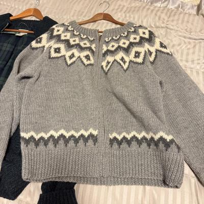 LOT 173X: L. L. Bean Sweater Vests, Zip Ups & Cardigans