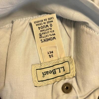 LOT 174X: Denim Collection: Worn Levi’s Jackets & L. L. Bean Ladies Size 12-14 Pants