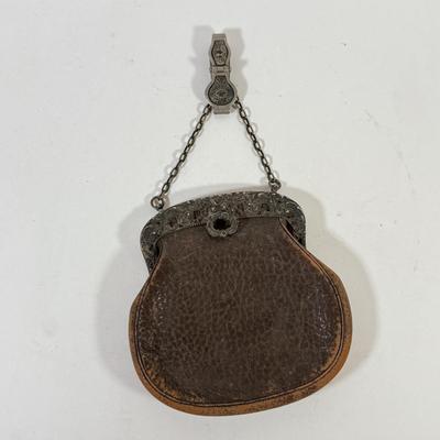 LOT 179K: Pair of Vintage Purses: Beaded & Wild Steel Leather