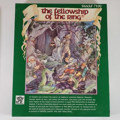 LOT 181L: Vintage Lord of the Rings 'Fellowship of the Ring' Board Game and 'Tolkien's World - Paintings of Middle...