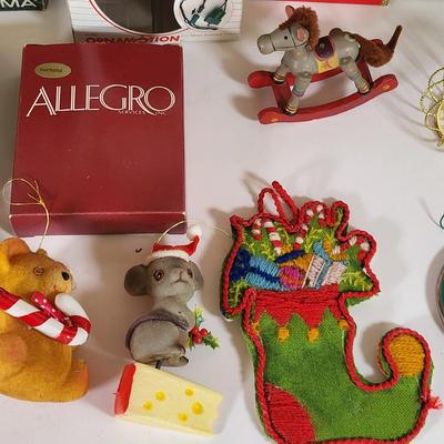 LOT 185L: Various Holiday Decorations Including Hershey, Allegro and More