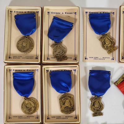 LOT 194L: Multiple School Music Association Solo-Ensemble Festival Medals Made in New York by Dieges & Clust