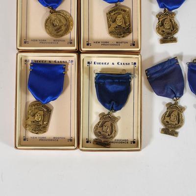 LOT 194L: Multiple School Music Association Solo-Ensemble Festival Medals Made in New York by Dieges & Clust