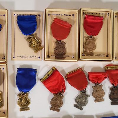LOT 194L: Multiple School Music Association Solo-Ensemble Festival Medals Made in New York by Dieges & Clust