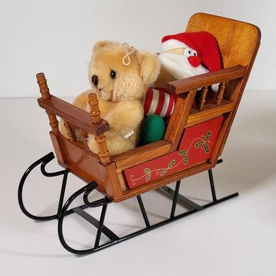 LOT 195L: Pair of Holiday Decorations Including Norman Rockwell Holiday Book