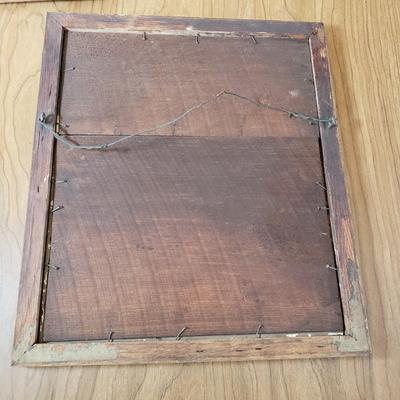 LOT 201P: Set of 3 Antique Hand Carved Wooden Frames