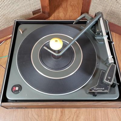 LOT 203L: Garrard England Turntable with Radio Craftsmen Speakers