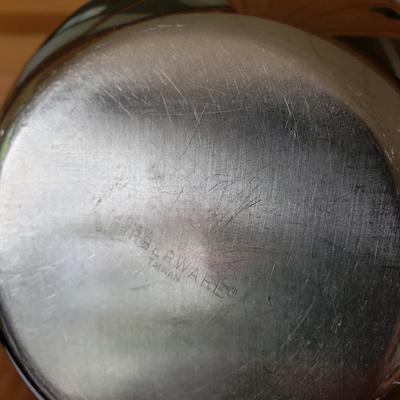 LOT 205L: Vintage Bakeware; Aluminum Bowls, Sifters, Measuring Cups & More