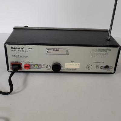 LOT 210L: Bearcat 210 Scanner Radio & Vintage Hand Held Recorders